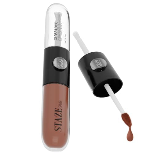 Staze Gloss Lock 2-in-1 Liquid Lipstick - 12H Waterproof