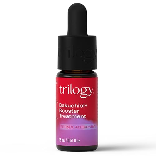 Trilogy Bakuchiol+ Booster Treatment, Natural Retinol Alternative, 0.51 fl oz