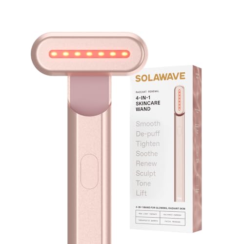 Solawave 4-in-1 Red Light Therapy Wand - Face & Neck