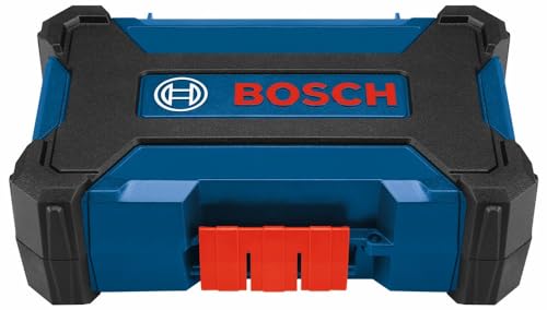 Bosch SDMS44 44-Piece Assorted Impact Tough Screwdriving Custom Case System Set for Screwdriving Applications