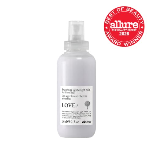 Davines Love Hair Milk - Smoothing Leave-In Anti-Frizz Serum for Wavy & Coarse Hair