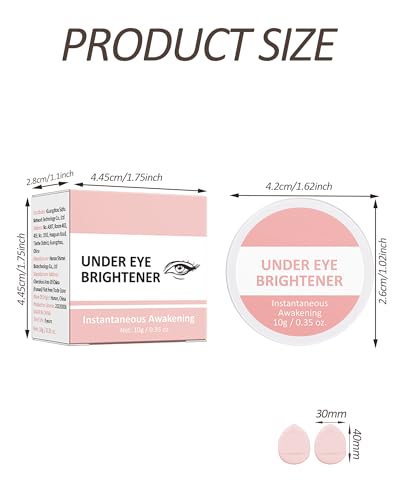 Full Coverage Under Eye Concealer with Hydrating Formula
