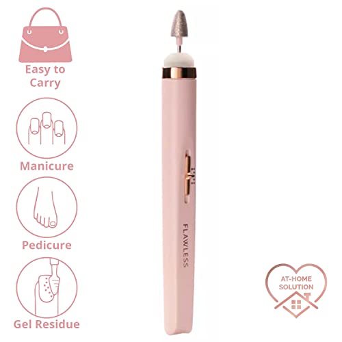Finishing Touch Flawless Salon Nails, Professional Manicure Set for an at-Home Salon Experience, Files, Buffs, Shines, and Polishes for Instantly Beautiful Nails