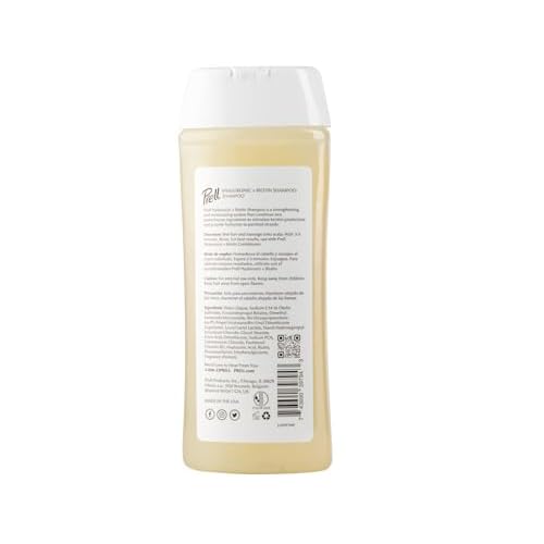 Prell Hyaluronic + Biotin Moisturizes & Strengthens Shampoo for All Hair Types 13.5 fl.oz (Pack of 6)