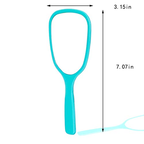 Aestivate 4PC Hand Mirror, Travel Handheld Cosmetic Mirror with