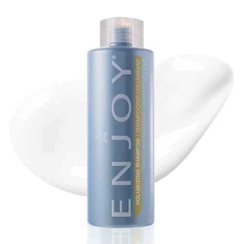 Enjoy Hair Care Volumizing Shampoo ? Sulfate Free, Paraben Free, Gluten Free, Gentle Shampoo for Damaged & Curly Hair, Adds Volume & Shine ? 33.8 Fl Oz