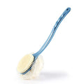 Shower Back Scrubber Brush with Loofah & Long Handle