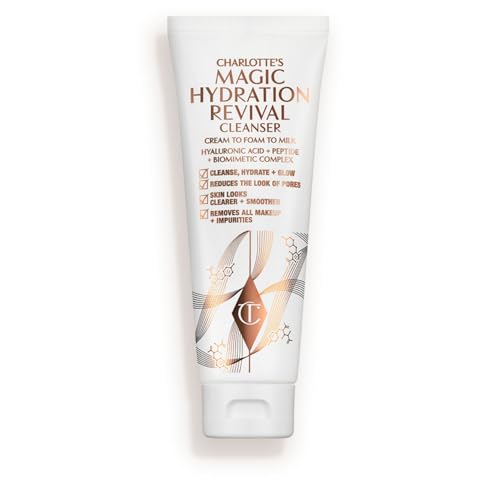 Charlotte Tilbury Magic Hydration Revival Facial Cleanser 4 Fl Oz - Gentle Foaming Face Wash for Hydration & Pore Care