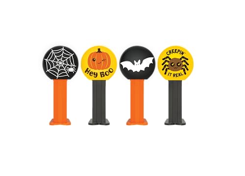 PEZ Mini Halloween Candy Dispensers, Pack of 12