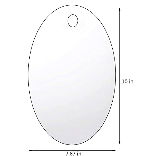 Deluxe Larger Anti-Fog Shower Mirror| Fogless Bathroom Shaving Mirror | Long-Lasting Removable Adhesive Hook and Razor Holder | Bathroom Accessories (10 X 7.87)