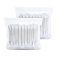 KRIZJUES White Cotton Swabs Bulk 200 Pack - Double-Ended Ear & Makeup Q-tips