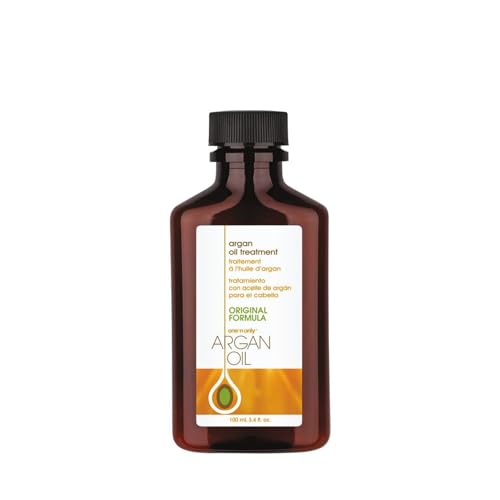 One 'n Only Argan Oil Hair Treatment - Hair Oil Smoothes and Strengthens Dry Damaged Hair, Eliminates Frizz, Creates Brilliant Shines, Non-Greasy Formula, 3.4 Fl. Oz