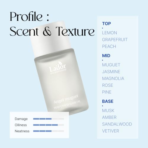 LA'DOR Perfumed Hair Oil - Angel Muguet Floral Musk