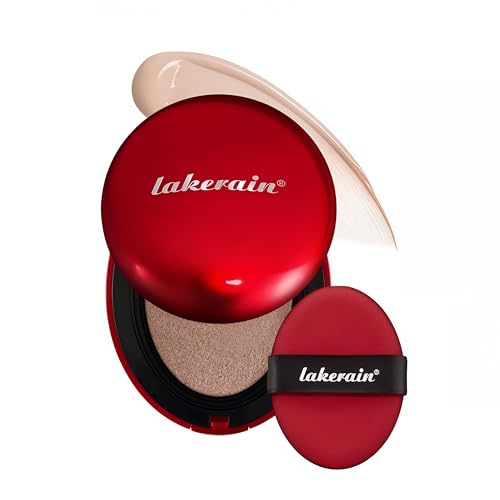 Cushion Foundation ? Hydrating Velvet Matte Finish, 24H Long-Lasting Waterproof Korean BB Cream Compact, Breathable Skincare Base with 3 Shades (Ivory, Beige, Latte) (02#BEIGE)