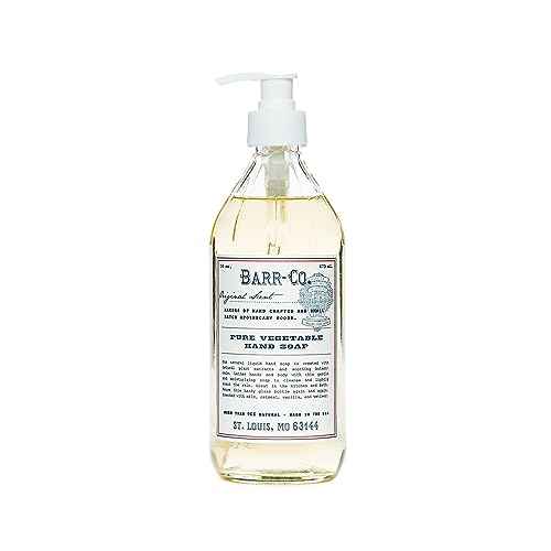 BARR-CO. Hand Soap ? Natural Liquid Soap with Oat, Vanilla & Vetiver, Moisturizing Vegan Formula for Bathroom & Kitchen, Original Scent 16fl oz