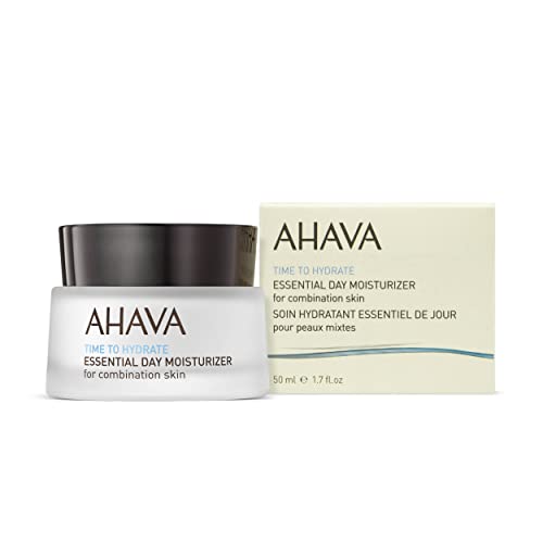 AHAVA Essential Day Moisturizer - Essential Daily Hydrating Facial & Neck Cream, Anti-Aging & Smoothing Effect, Enriched with Osmoter, Aloe Vera, Allantoin & Vitamin E