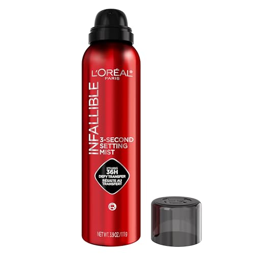 L'Oreal Paris Infallible 3-Second Makeup Setting Spray Mist 3.9 Oz - Clear