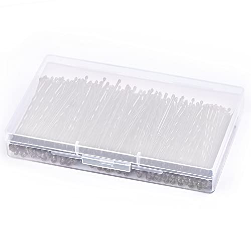 240pcs Silver Bobby Pins for Gray Hair with Storage Case