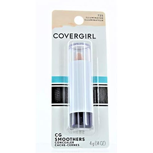CoverGirl Smoothers Concealer, Illuminator [725] 0.14 oz (Pack of 4)