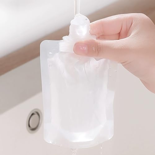 10pcs Travel Toiletry Pouches - Leak Proof, TSA Approved