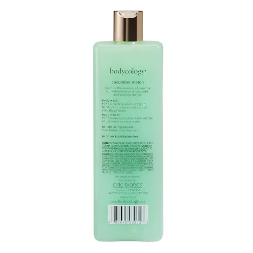 Bodycology Cucumber Melon Body Wash Women 16 oz