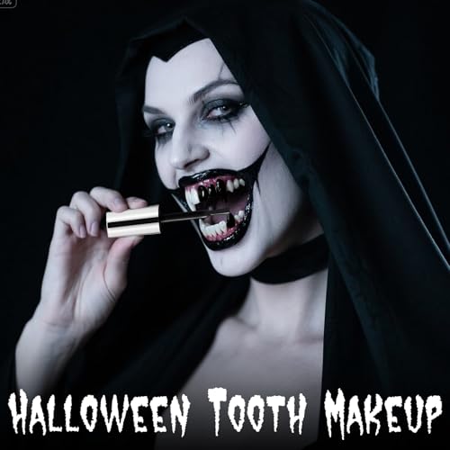 Professional Black Tooth Paint for Halloween Makeup & Cosplay