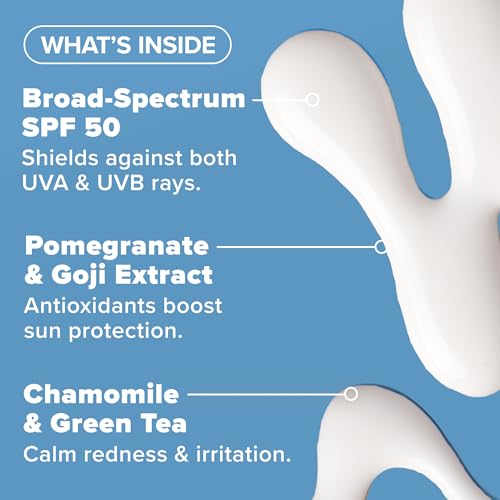 Paula's Choice RESIST Daily Hydrating Fluid Face Moisturizer with SPF 50 Sunscreen, Face Sunscreen for Oily Skin, Chamomile & Vitamin E, UVA/UVB Protection, Fragrance-Free, TSA Friendly