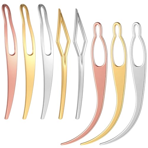 8Pcs Interlocking Locking Tools for Locs Dreadlocks Hair Styling Retightening