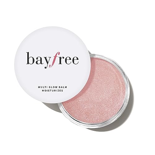 bayfree Multi Glow Balm, Cream Blush for Cheeks, Blush Balm Face Makeup, Radiant Finish, Hydrating, Creamy, Lightweight & Blendable Color, Face Balm, 0.63 Oz (Dewy)