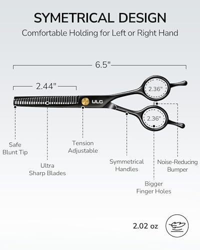 ULG Professional Hair Thinning Shears 6.5" - Japanese Stainless Steel