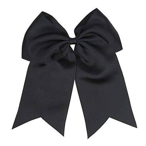 ZOONAI Women Teen Girls Large Hair Bow Clip Hair Accessories Big Hair Bow Hairpin Headwear (Black)