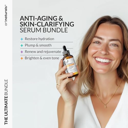 Vitamin C Serum 4-Piece Anti-Aging Skincare Set