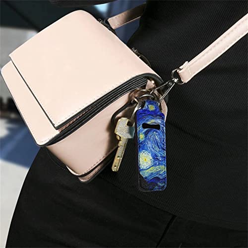 Personalized Chapstick Holder Keychain | Neoprene Lip Balm Clip