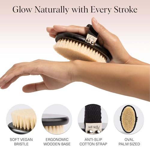 Kitsch Dry Brushing Body Brush for Lymphatic Drainage & Exfoliation