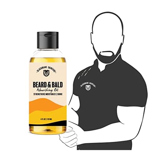 Blackmane Skincare Bald Head Moisturizer For Men and Bald Head Care For Men, Beard and Bald Head Oil, Use After Shave For Head Shave For Men