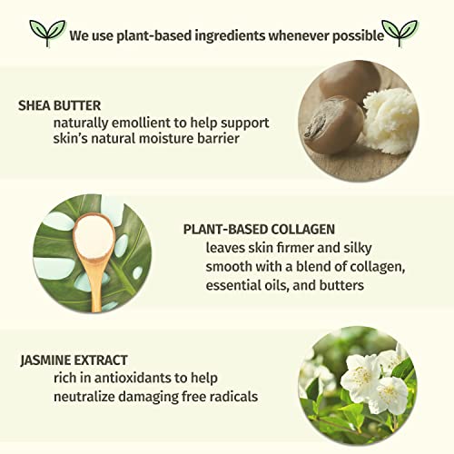 Hempz Mini Collagen-Infused Jasmine & Rose Body Moisturizer, 1 oz - Paraben-Free, Vegan, Cruelty-Free (Pack of 2)