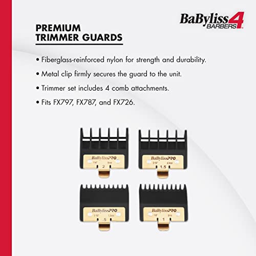 BaBylissPRO Premium Trimmer Guards for FX797,FX787, FX726