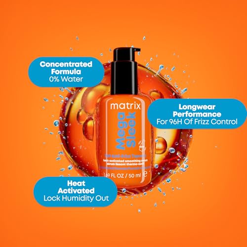 Matrix Mega Sleek Anti-Frizz Serum - 96H Humidity Protection