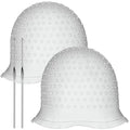 Reusable Silicone Hair Highlight Cap with Hooks - 2 Pack