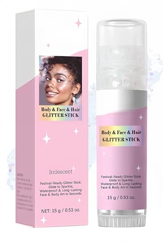 Body Glitter Stick - Waterproof Holographic Sequins for Rave & Festivals