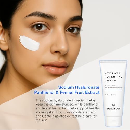 Hydrate Potential Cream ? Korean Skincare Hyaluronic Acid & Ceramide Deep Hydration Face Cream | 100 ml / 3.38 oz