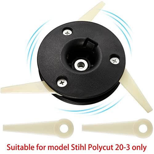 Stihl Polycut 20-3 Trimmer Head with 12 Replacement Blades