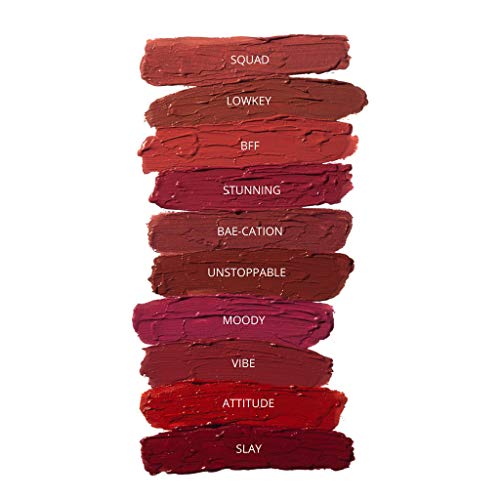 L.A. Girl Lip Mousse Velvet Lip Color, Attitude GLC789