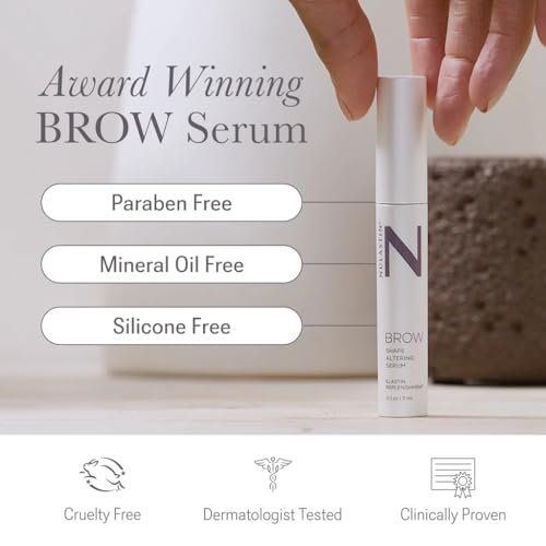 NULASTIN Shape Altering Eyebrow Serum - Fuller, Thicker Brows (0.1 Fl Oz)