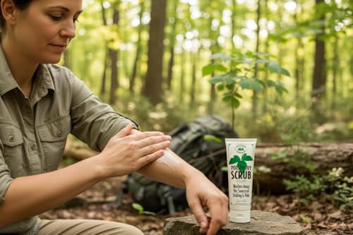 Outdoor Hands Poison Ivy Scrub - 2 oz Urushiol Remover & Rash Relief Wash
