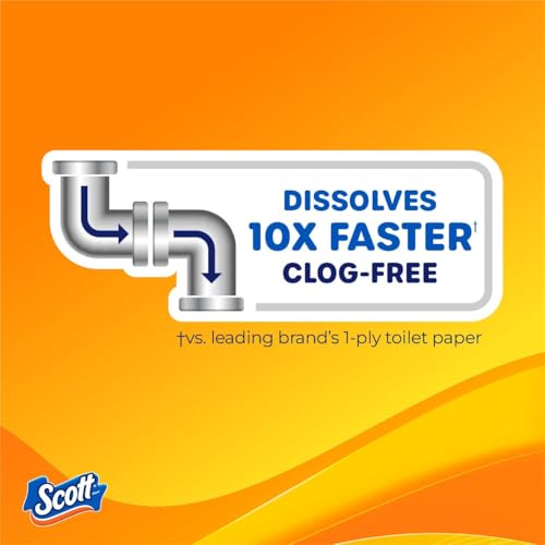 Scott ComfortPlus Mega Scented Toilet Paper Pack of 12 - 310 Sheets Each