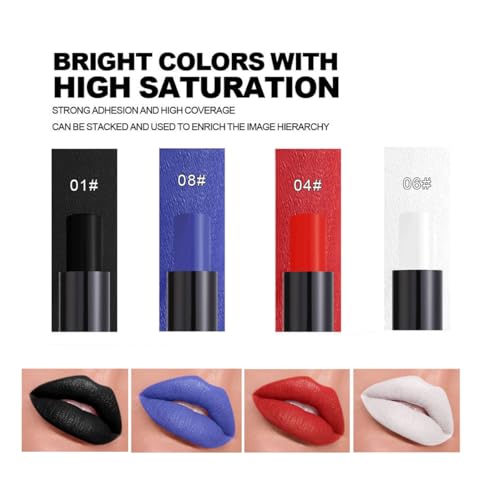 4-Color Face Paint Stick Kit for Halloween & Costume Makeup