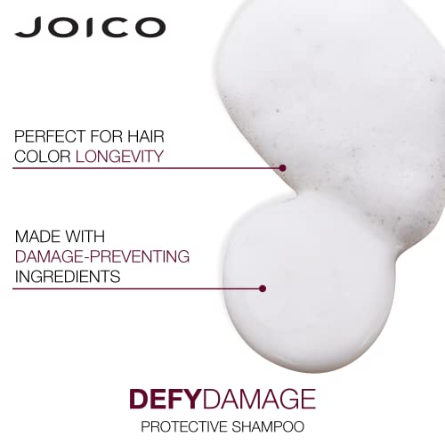 Joico Defy Damage Protective Shampoo & Conditioner Set | For Color-Treated Hair | Strengthen Bonds & Preserve Hair Color | With Moringa Seed Oil & Arginine