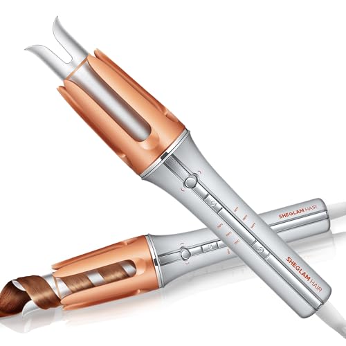 SHEGLAM Automatic Curling Iron 1 1/4" - Fast Heating, 3 Temps
