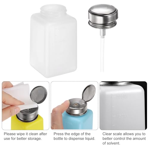 200ml Solvent Alcohol Dispenser Pump Bottle